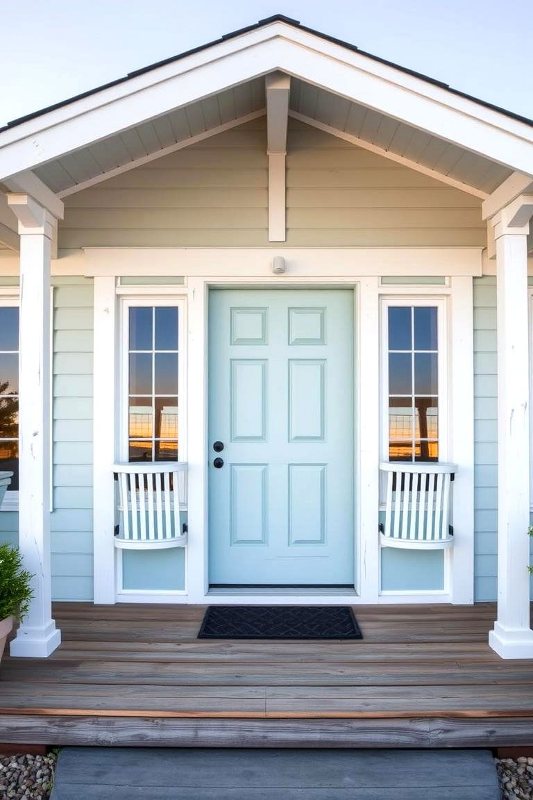 Coastal Light Blue for a Calming Retreat - 25 Lake House Exterior Colors Ideas