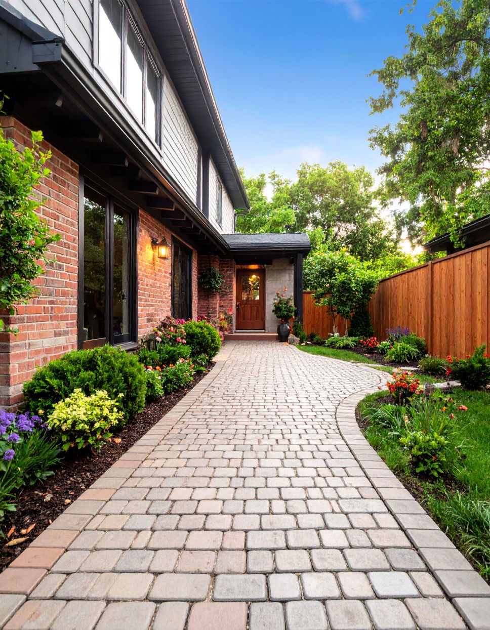 Cobblestone Pathway