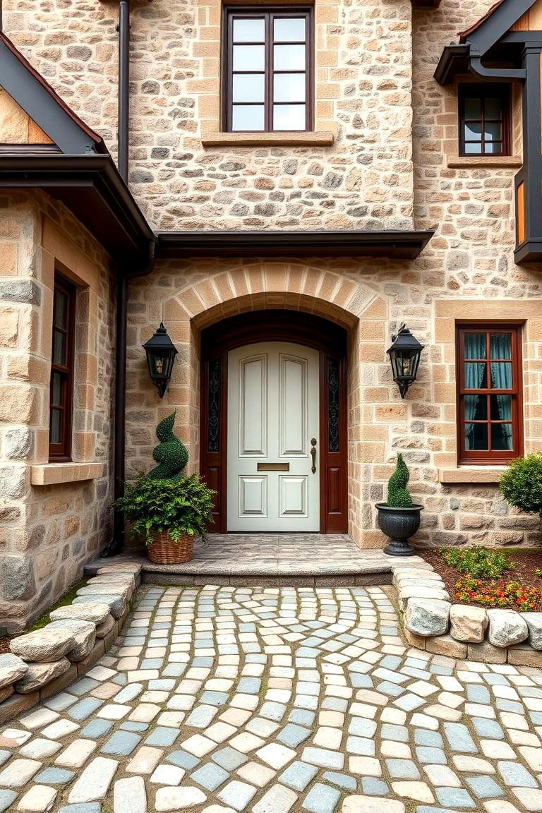 Cobblestone for Enduring European Charm - 25 Types of Exterior House Stone