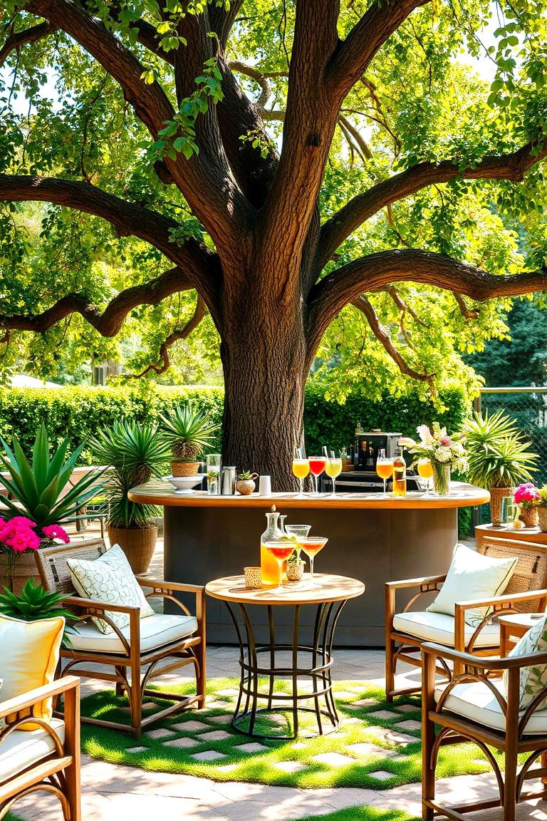 Cocktail Hour in the Garden - 25 Garden Wedding Ideas