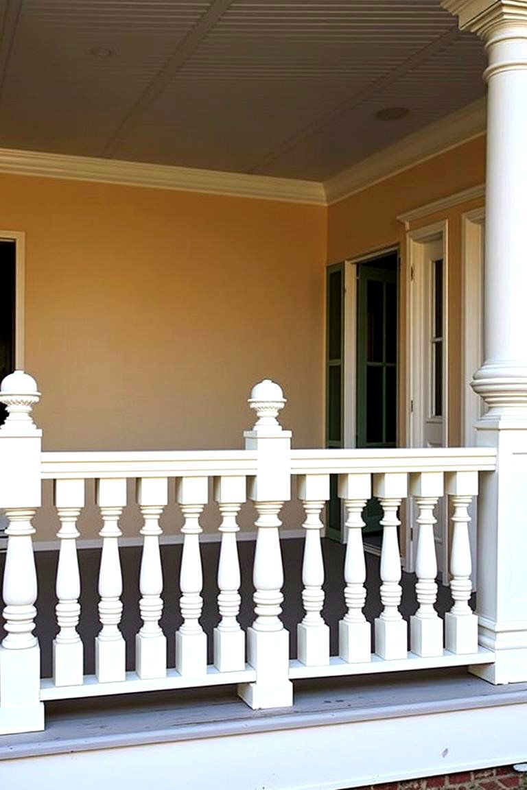 Colonial Style Railings - 25 Front Porch Railing Ideas