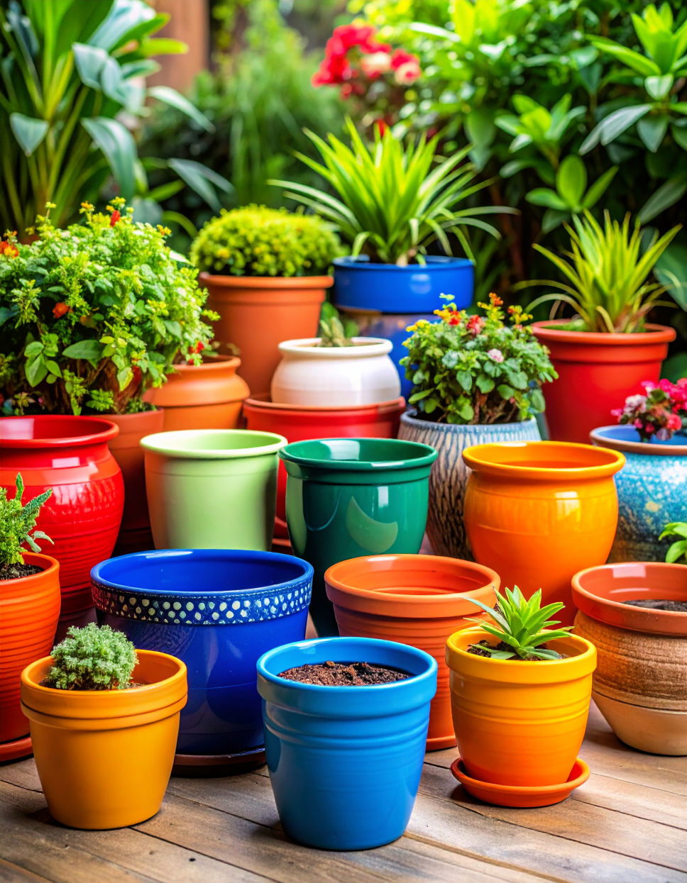 Colorful Ceramic Pots for a Bold Statement