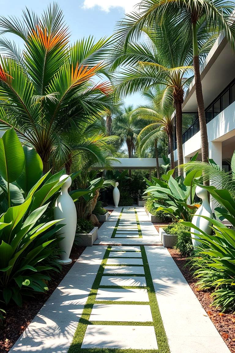Combine Tropical Garden Ideas with Modern Design - 25 Tropical Garden Ideas