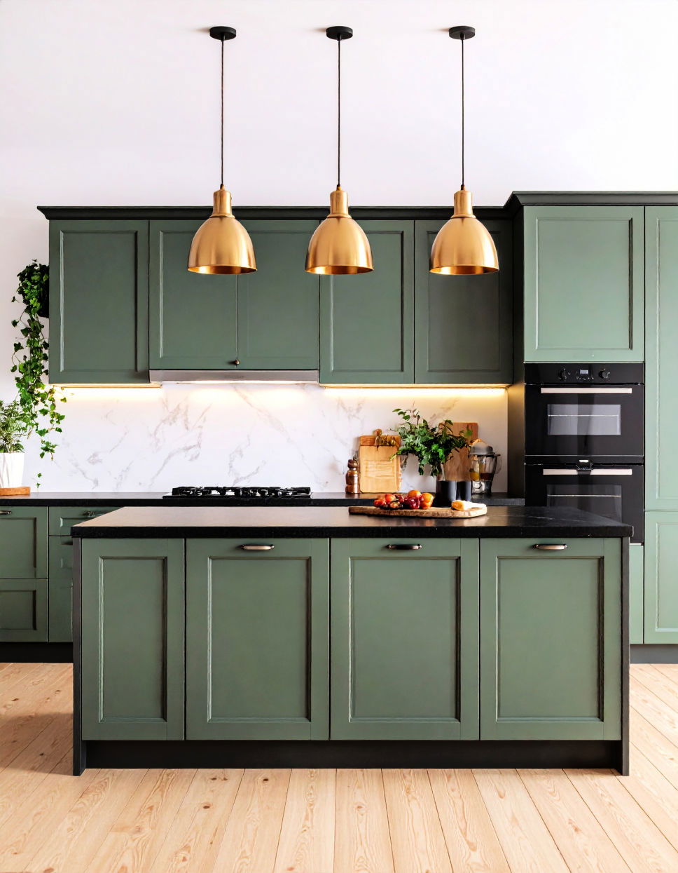 Combining Forest Green with Black