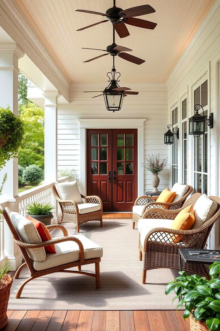 Comfortable Lounge Chairs for Relaxing Outdoors - 25 Three Season Porch Ideas