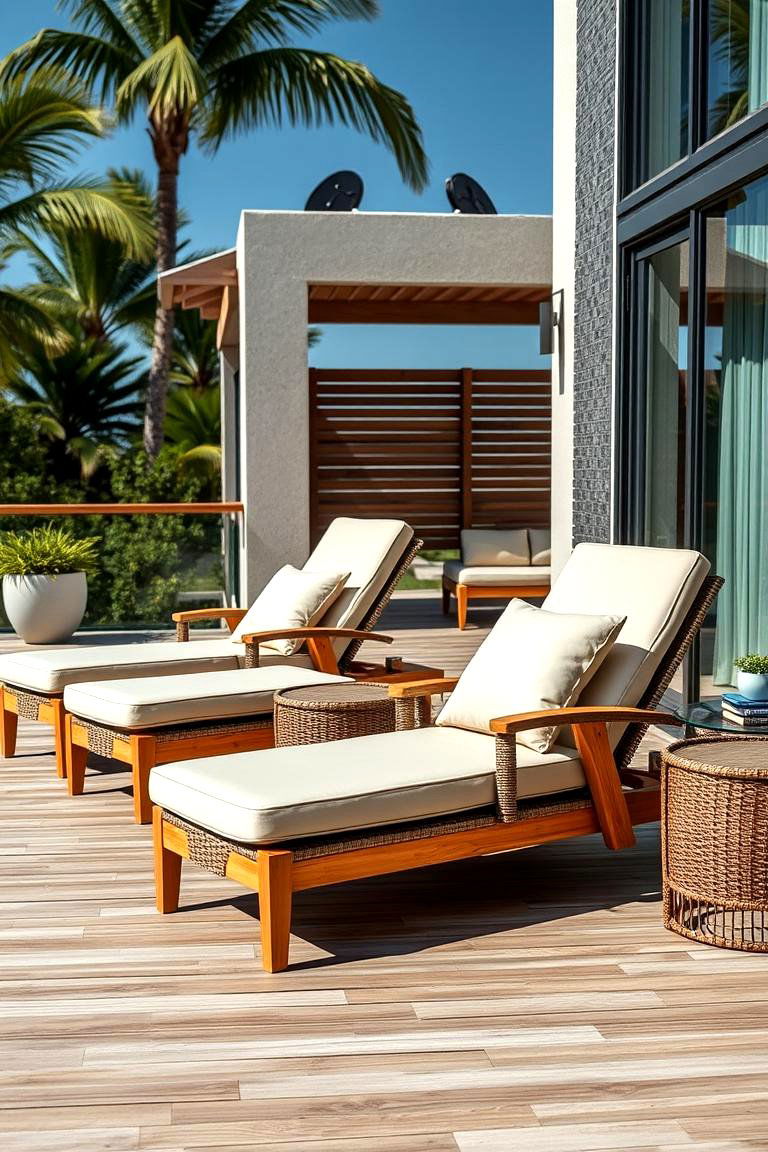 Comfortable Outdoor Lounge Chairs - 25 Deck Furniture Ideas
