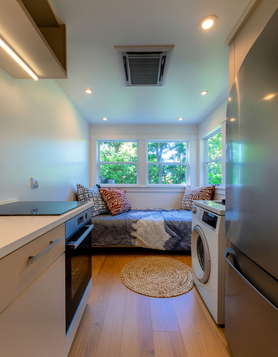 Compact Appliances for Modern Convenience Tiny House Design Ideas