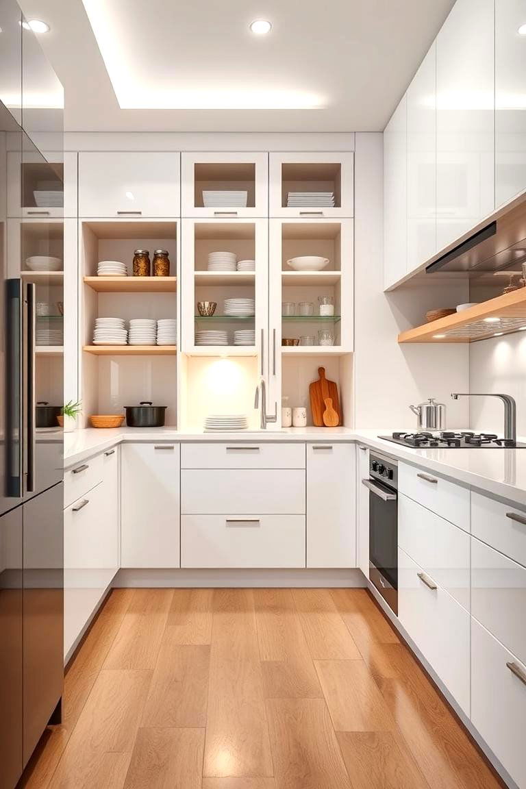 Concealed Storage Solutions - 25 Floor to Ceiling Kitchen Cabinets