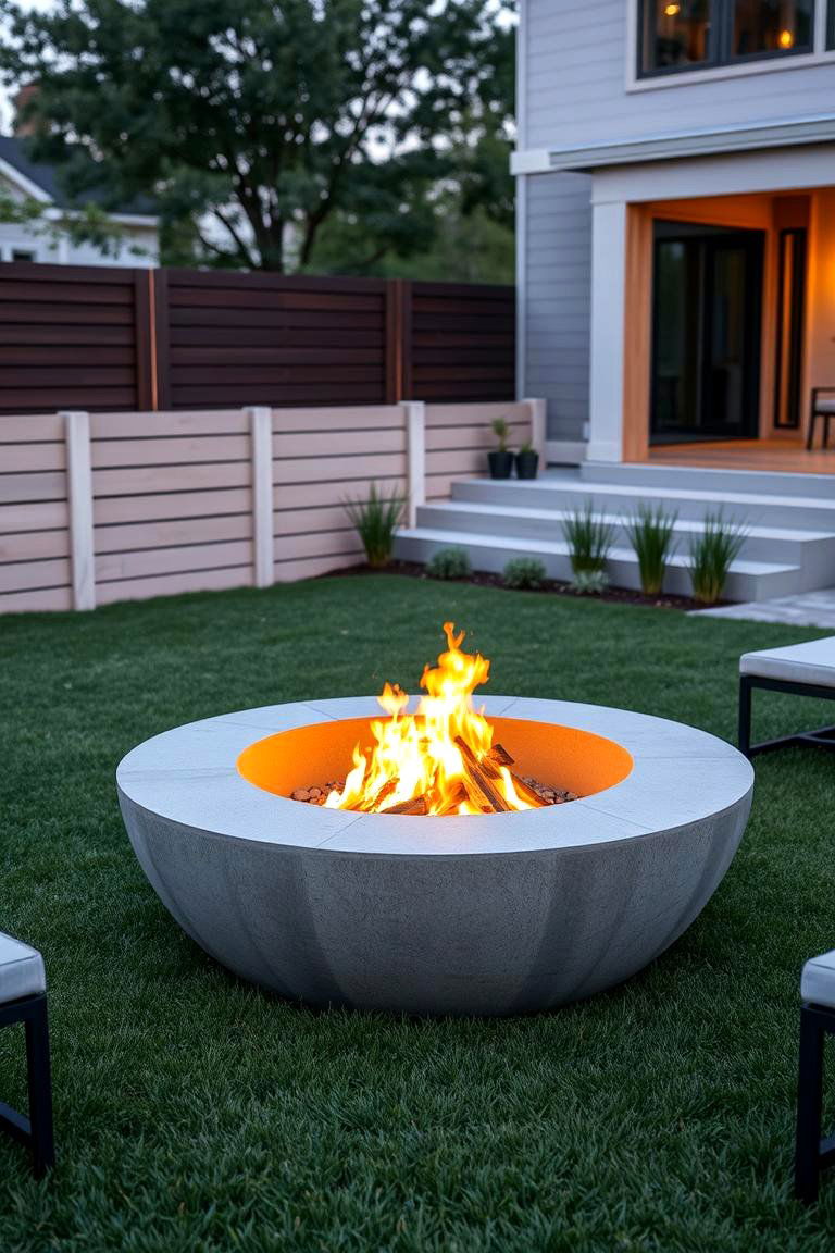 Concrete Fire Pit - 25 Fire Pit Ideas