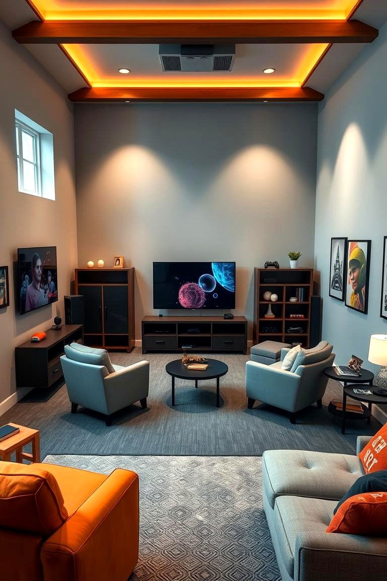 Consider a Multi Purpose Layout - 25 Media Room Ideas