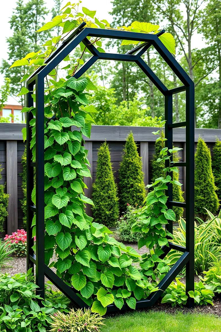 Contemporary Geometric Trellis Designs - 25 Trellis Ideas