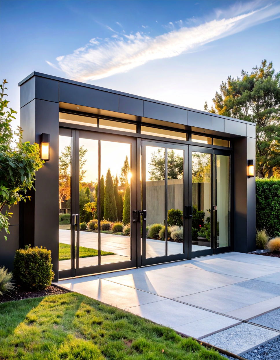 Contemporary Glass Gate