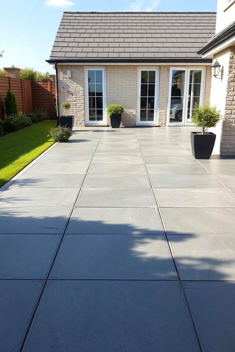 Contemporary Slate Flagstone Patio - 25 Flagstone Patio Ideas