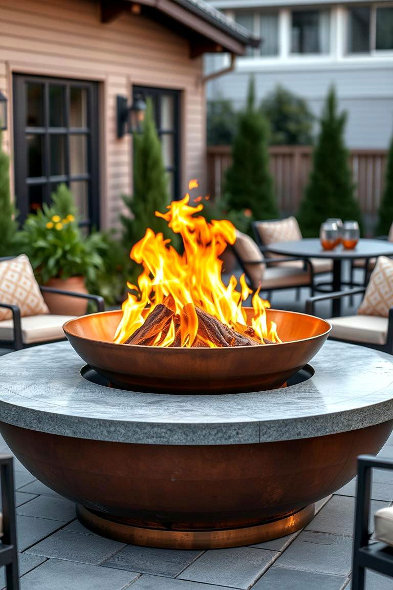 Copper Fire Pit - 25 Fire Pit Ideas