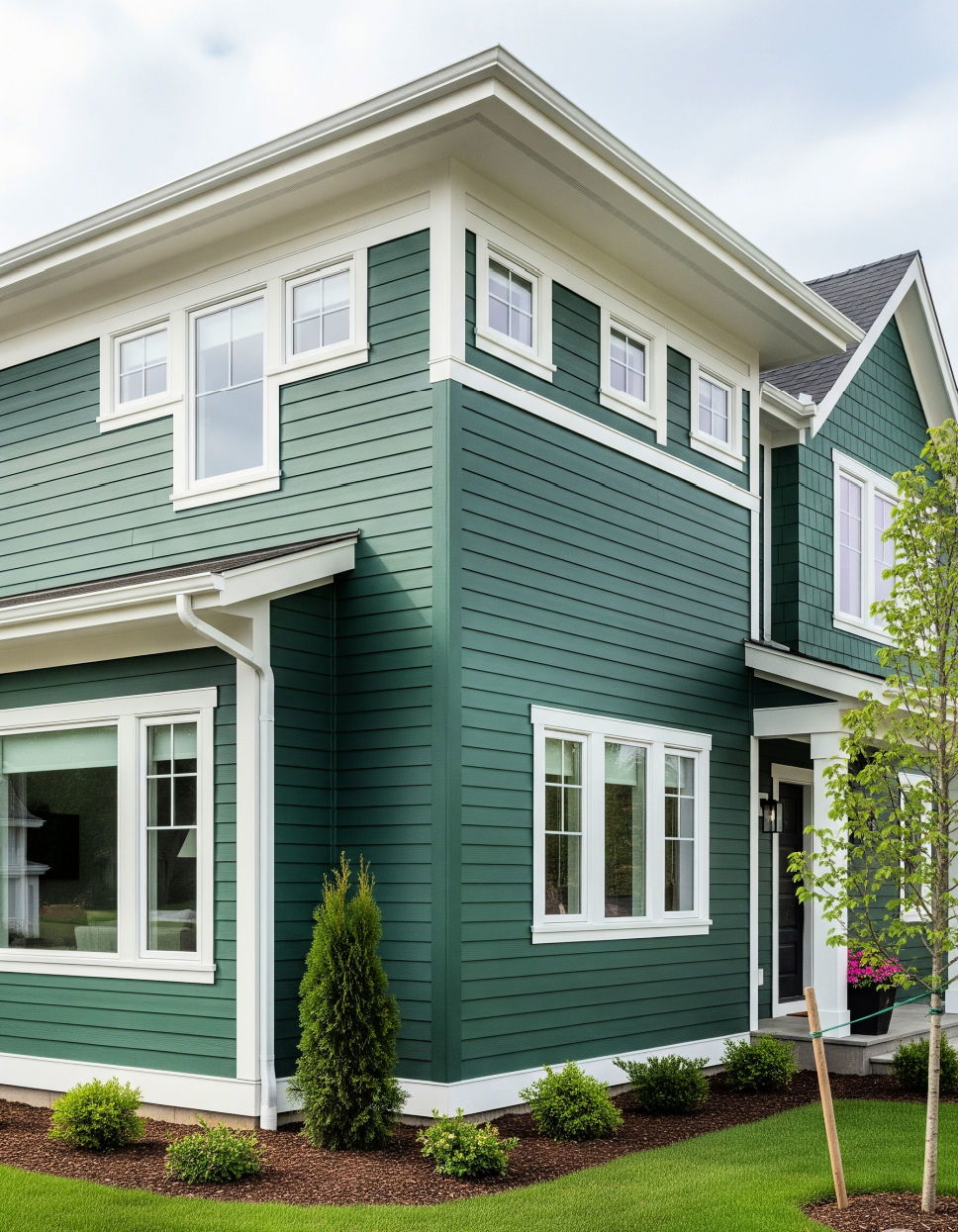 Corner Board Accent Two Tone Siding Two tone Siding Designs