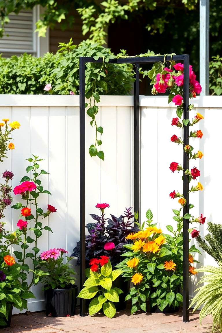 Corner Trellis for Space Optimization - 25 Trellis Ideas