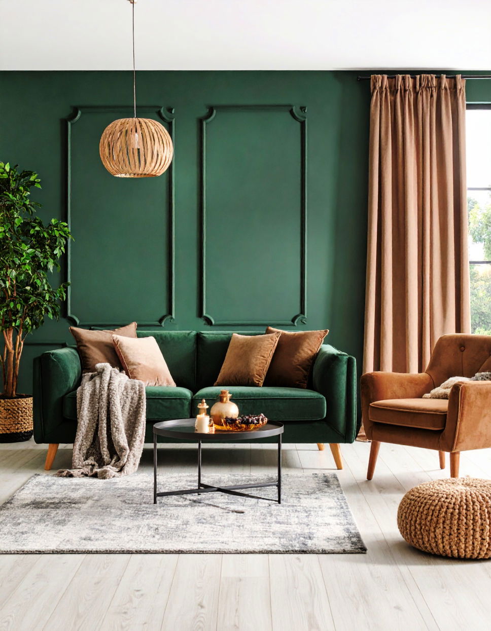Cozy Feel with Soft Fabrics
