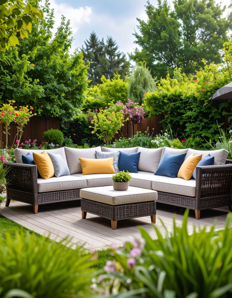 Cozy Lounge Area with Soft Cushions