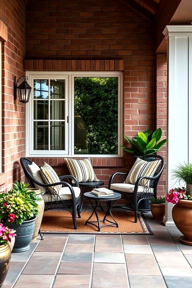 Cozy Outdoor Reading Nook - 25 townhouse patio ideas
