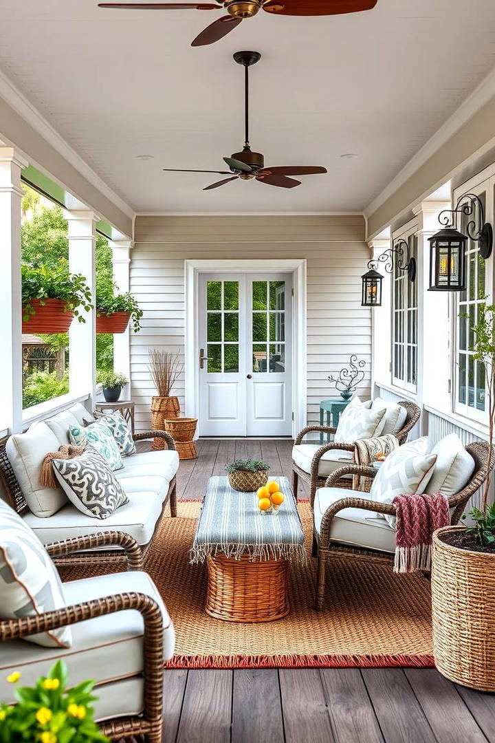 Cozy Retreat with Comfortable Seating - 25 Veranda Ideas