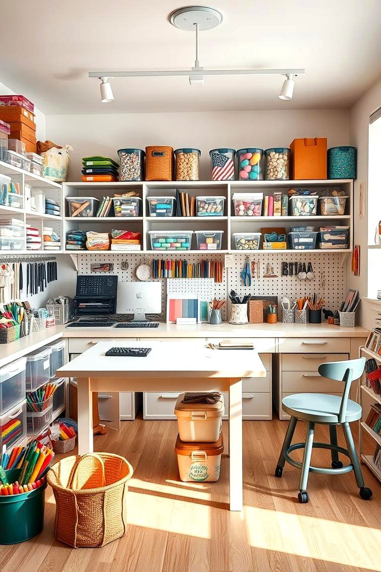 Craft Room A Space for Creativity - 25 Types of Rooms in a House