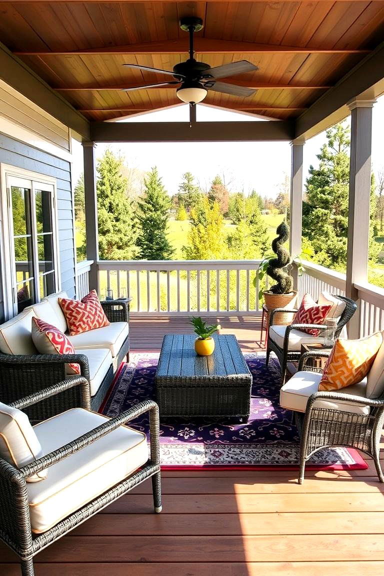 Crafting a Comfortable Outdoor Lounge Area - 25 Large Deck Ideas