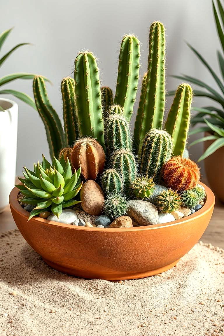 Crafting a Desert Oasis Theme - 25 Potted Plant Arrangement Ideas