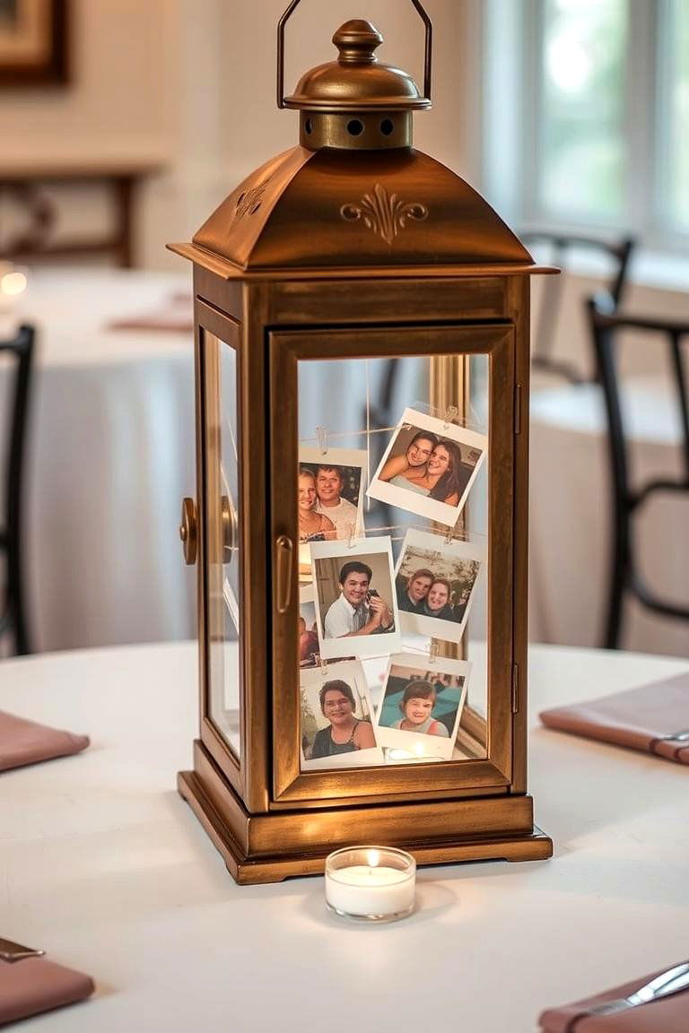 Crafting a Photo Display - 25 Lantern Centerpiece Ideas