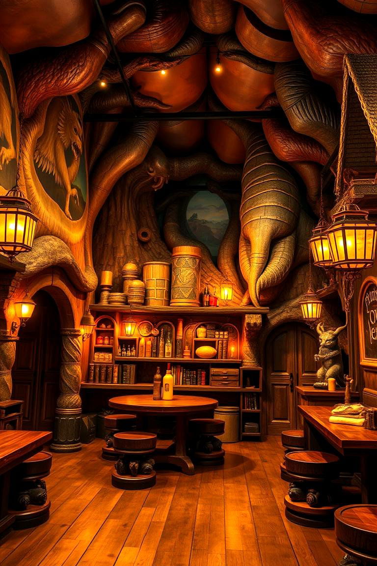 Crafting a Themed Fantasy or Sci Fi Haven - 25 Man Cave Design Ideas