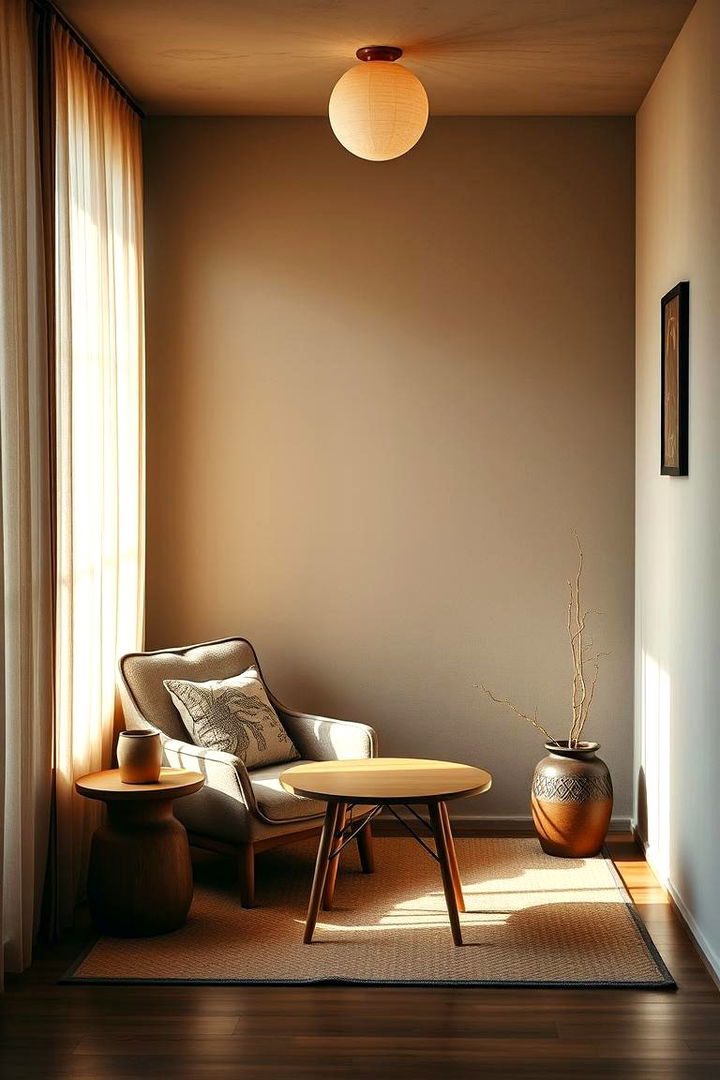 Create Spaces for Reflection - 25 Wabi Sabi Interior Design Ideas