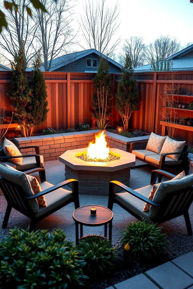 Create a Cozy Fire Pit Area - 25 Corner Garden Ideas