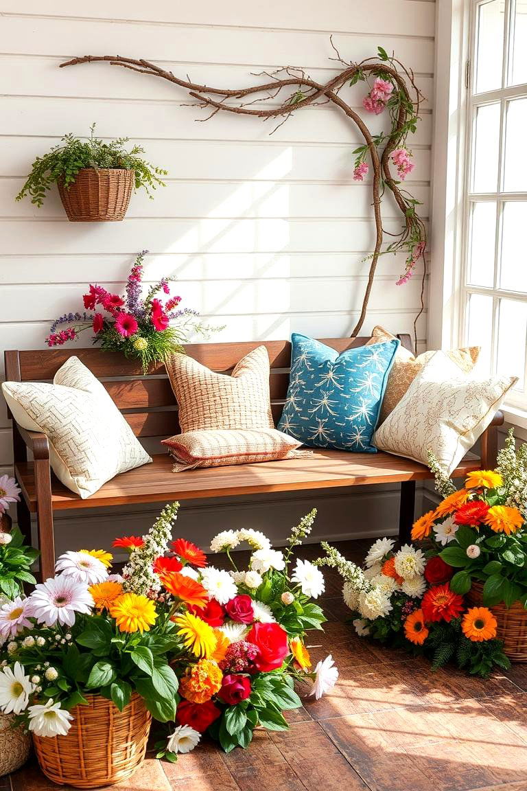 Create a Cozy Seating Area - 25 Front Yard Landscaping Ideas