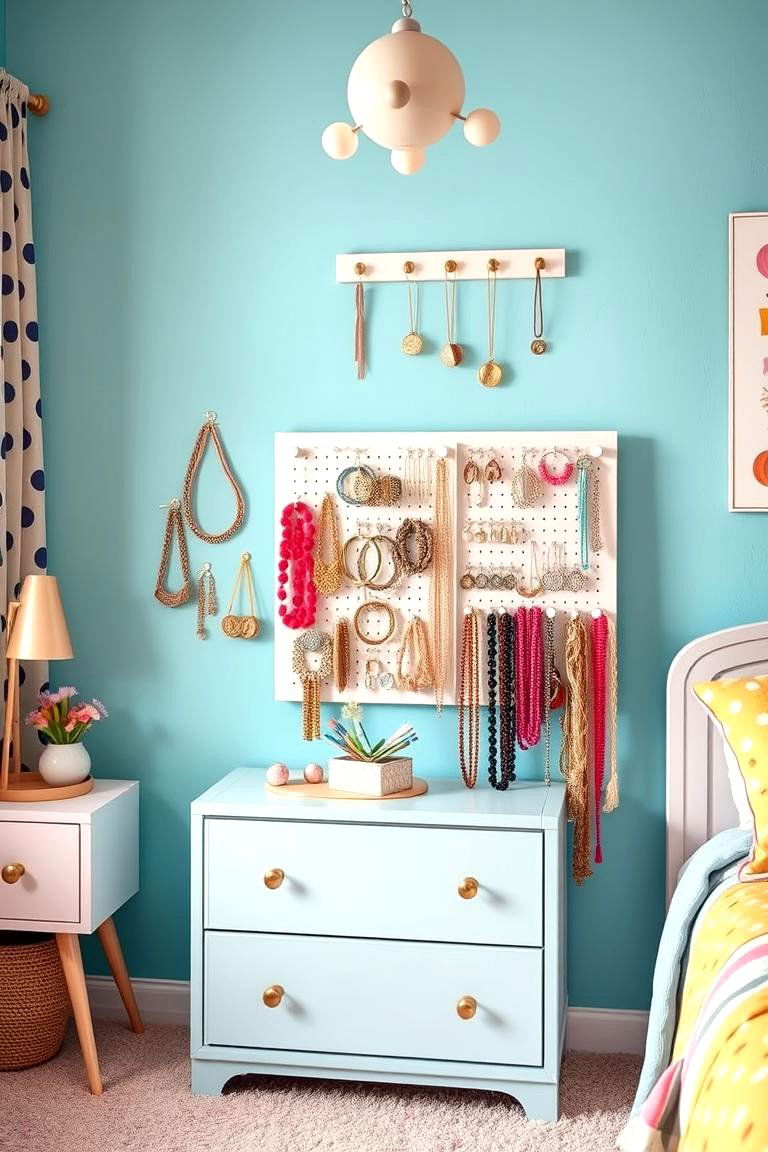 Create a DIY Jewelry Station - 25 Tween Bedroom Ideas