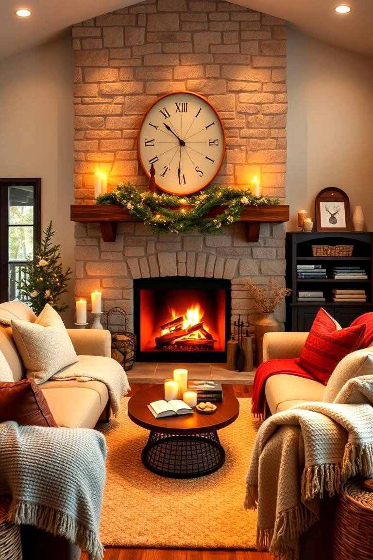 Create a Fireside Retreat - 25 Fall Living Room Ideas