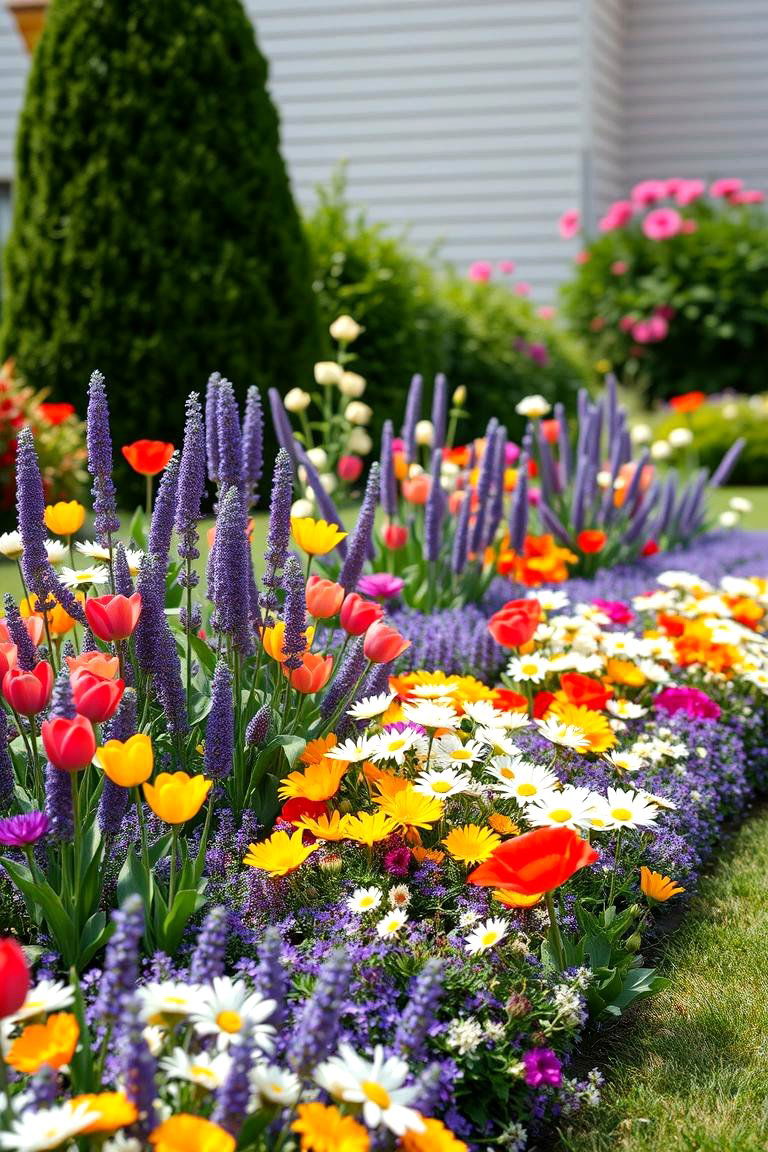 Create a Flowering Border Garden - 25 Spring Garden Ideas