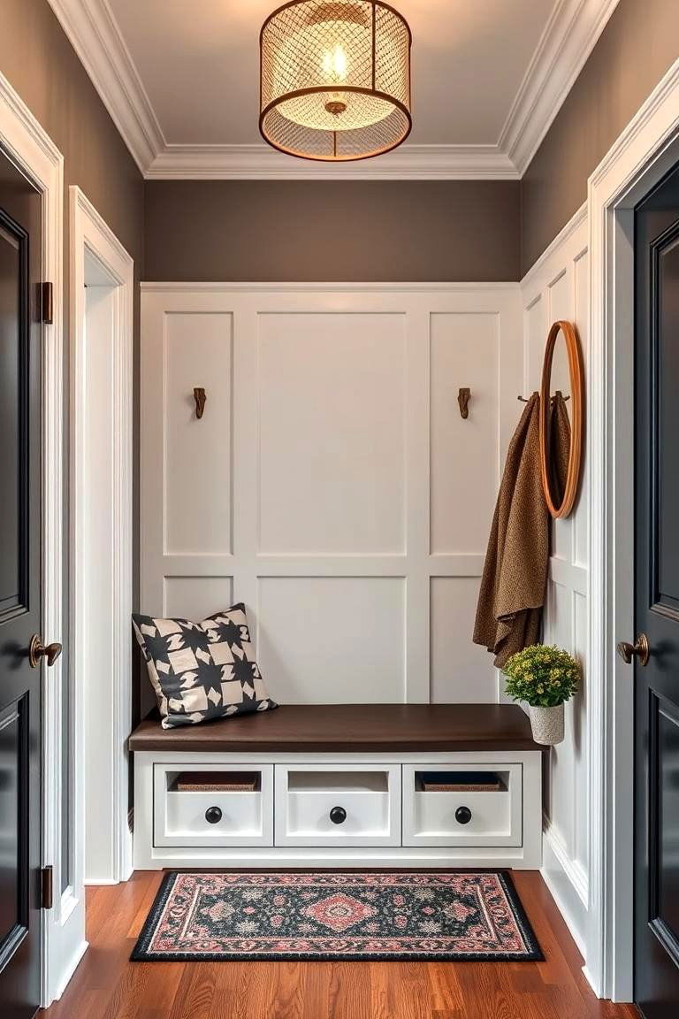 Create a Functional Entryway with Built In Storage - 25 Townhouse Interior Design Ideas