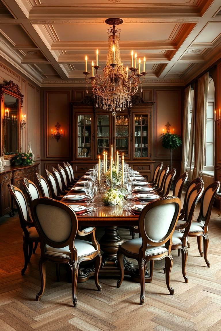 Create a Lavish Dining Space - 25 French Interior Design Ideas