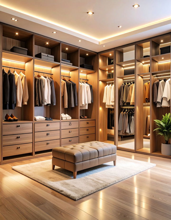 Create a Luxurious Dressing Room Walk in Closet Ideas