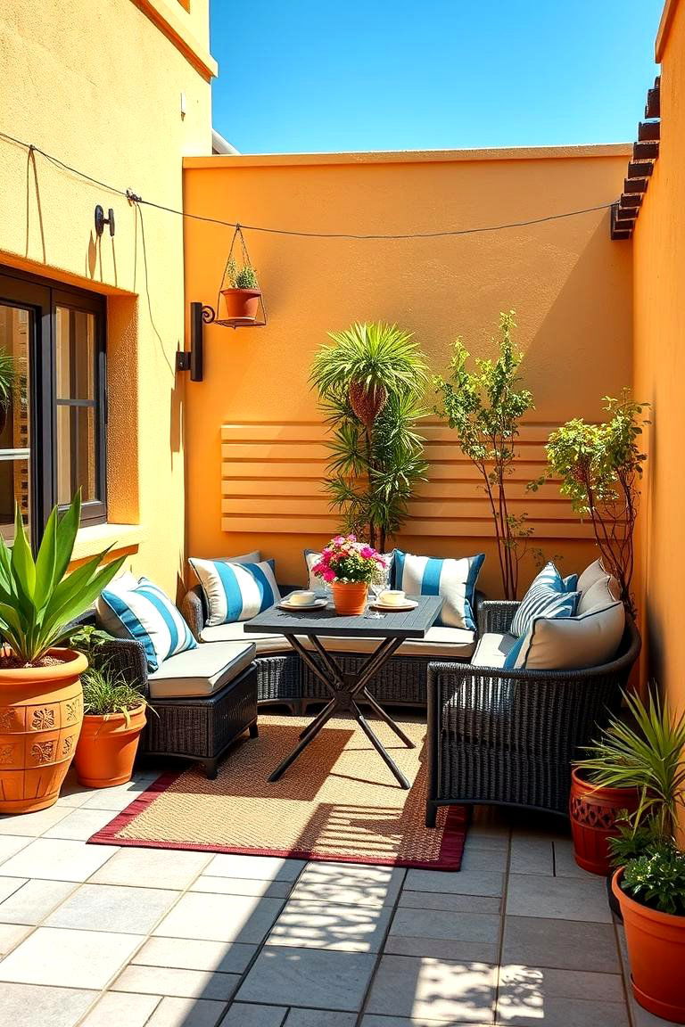 Create a Multi Use Corner - 25 Corner Patio Ideas