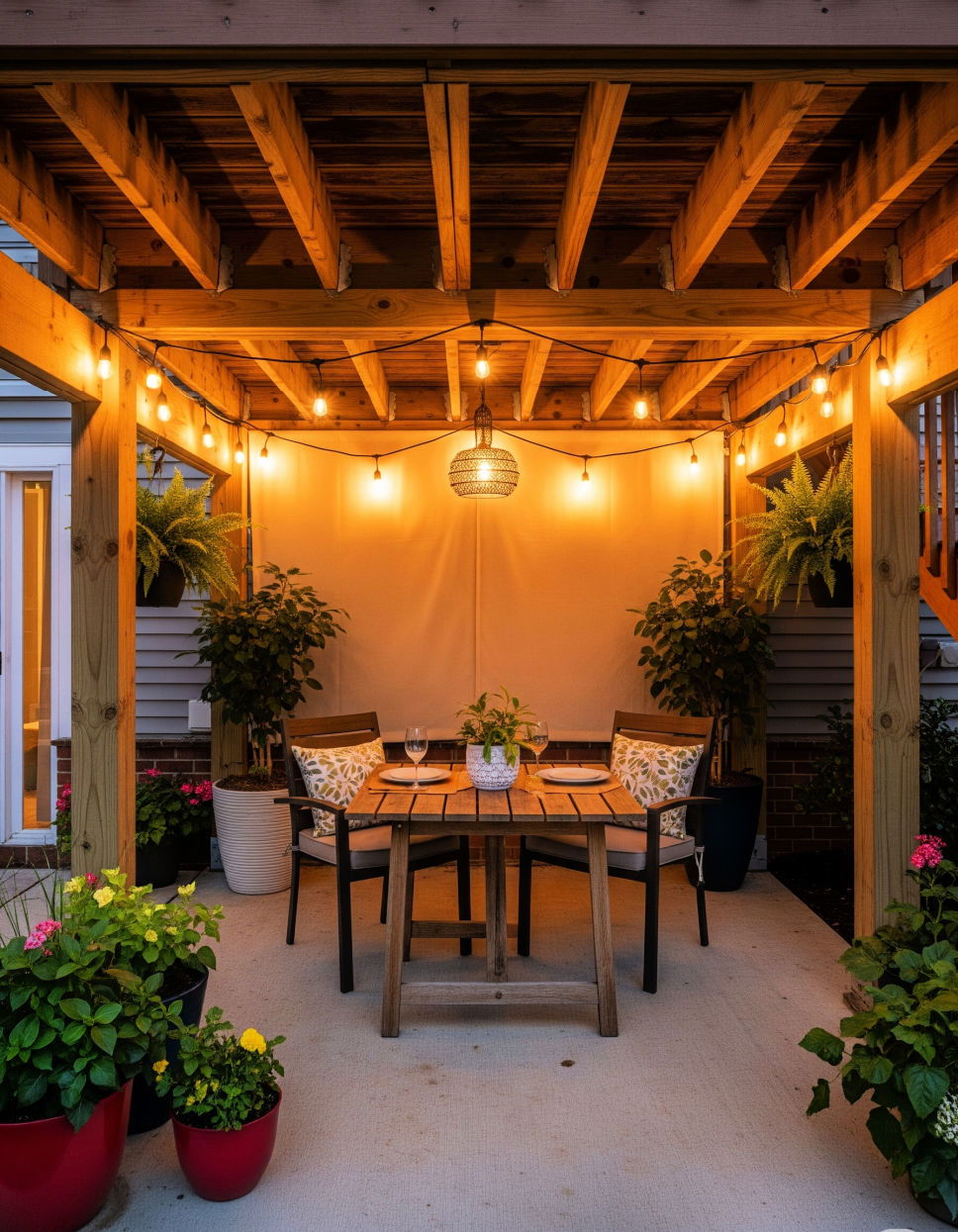 Create a Patio Dining Area Under Deck Ideas