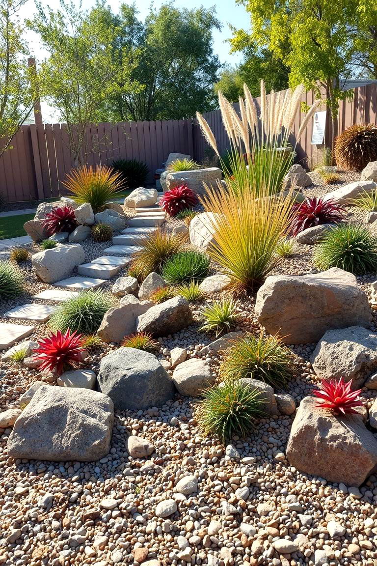 Create a Rock Garden for Minimal Care - 25 Low Maintenance Backyard Landscaping Ideas