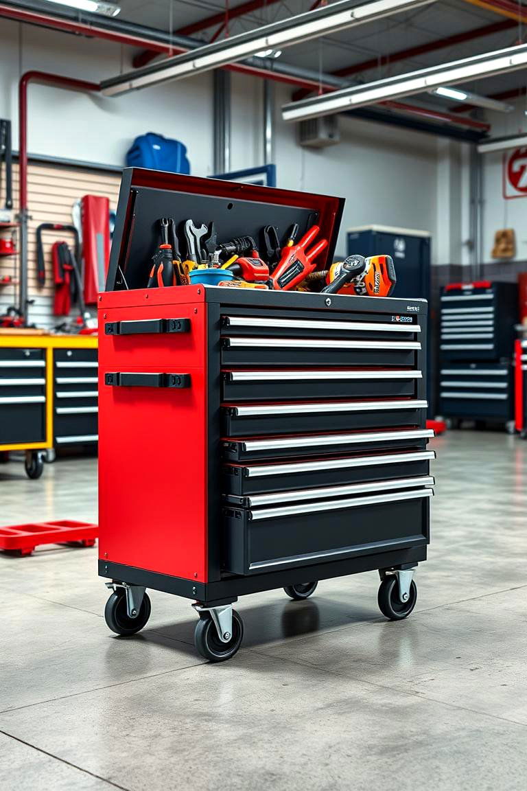 Create a Tool Chest on Wheels - 25 Garage Storage Ideas