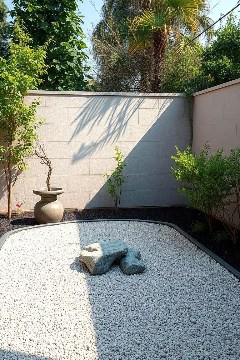 Create a Zen Garden for Tranquil Simplicity - 25 Low Maintenance Backyard Landscaping Ideas