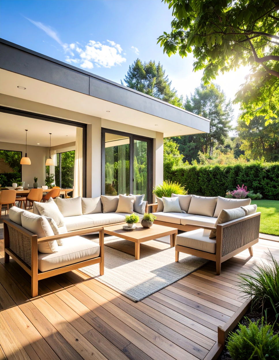 Create an Indoor Outdoor Flow with Sliding Glass Doors