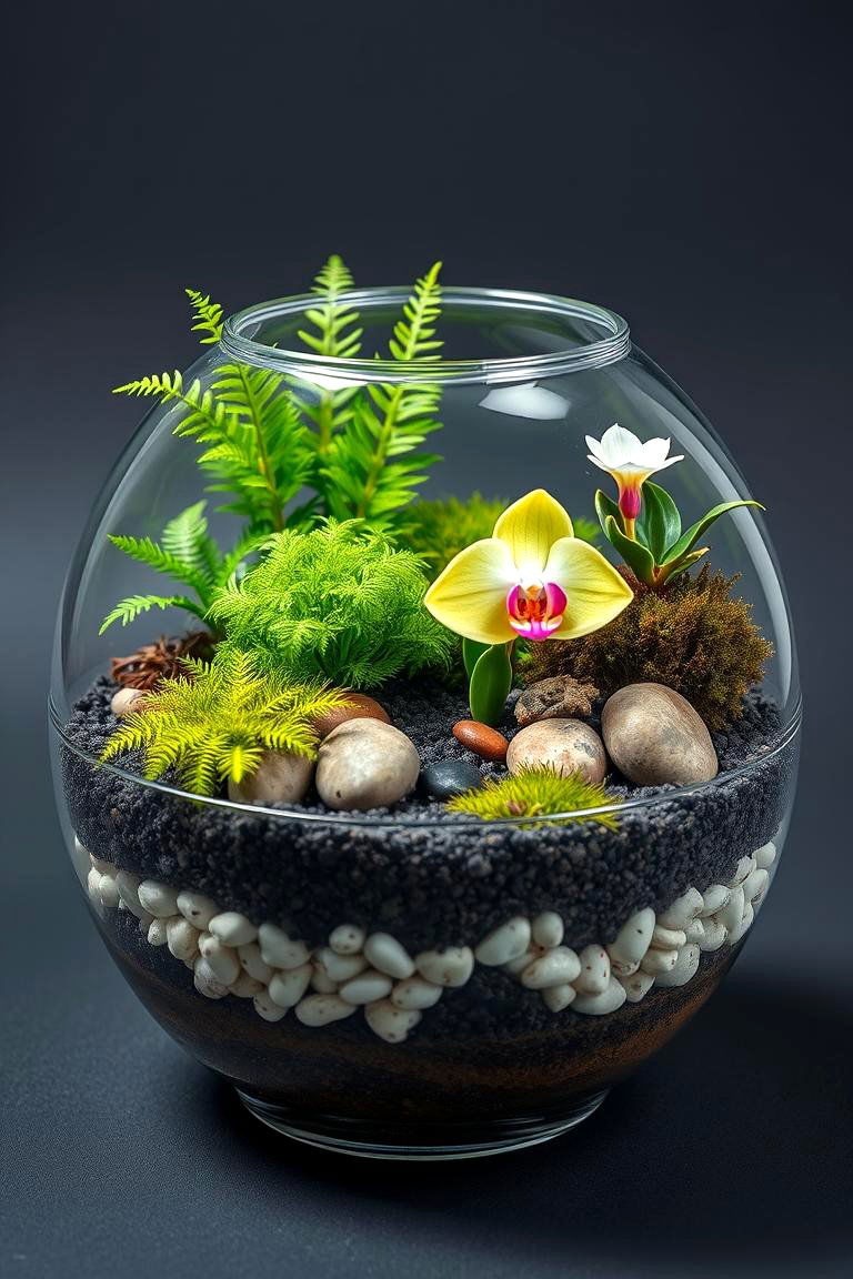 Creating Terrariums for Miniature Worlds - 25 Potted Plant Arrangement Ideas