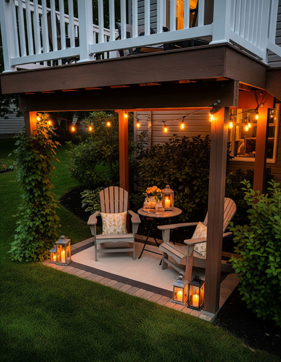 Creating a Cozy Outdoor Nook Under Deck Landscaping Ideas