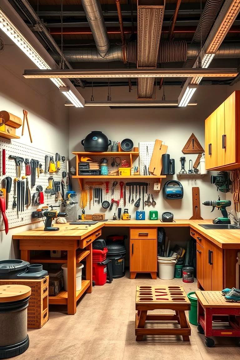 Creating a Hobby Workshop - 25 Man Cave Ideas
