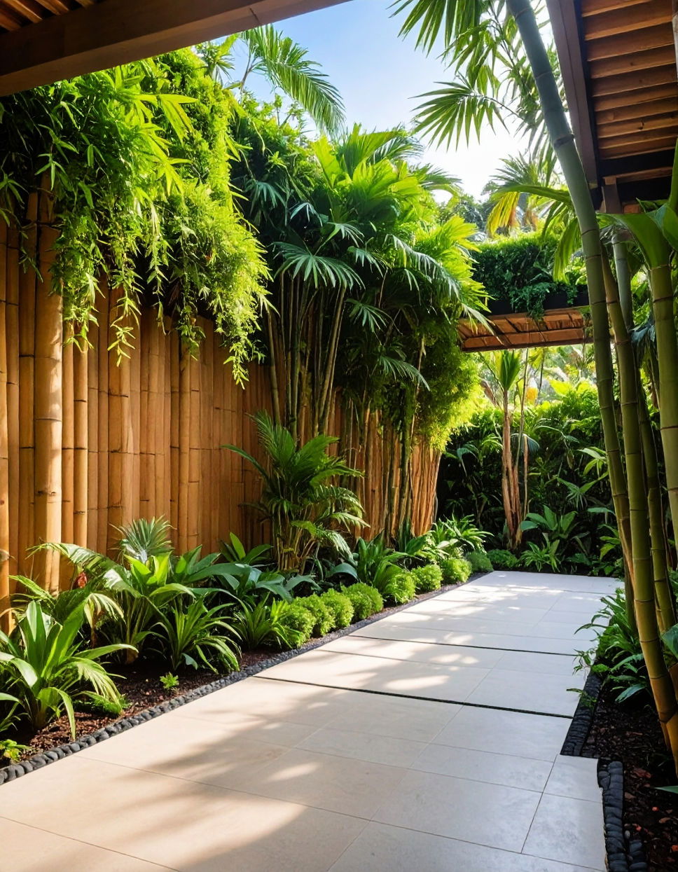 Creating a Sense of Privacy with Screening Plants Tropical Landscape Ideas