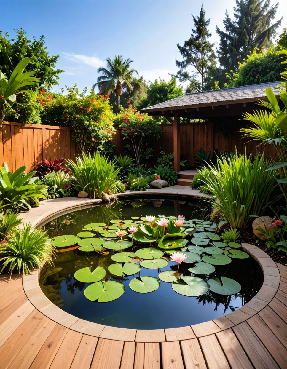 Creating a Small Pond or Bog Garden Tropical Landscape Ideas