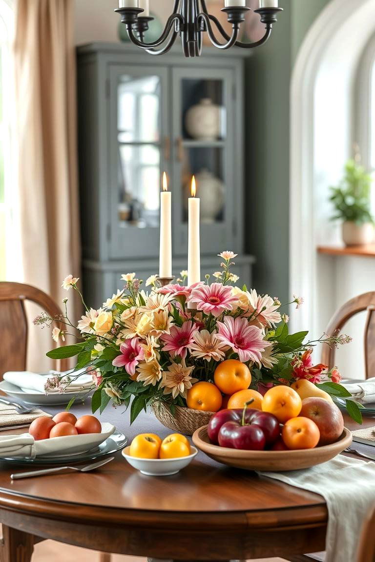 Creating a Spring Themed Table Centerpiece - 25 Spring Decor Ideas